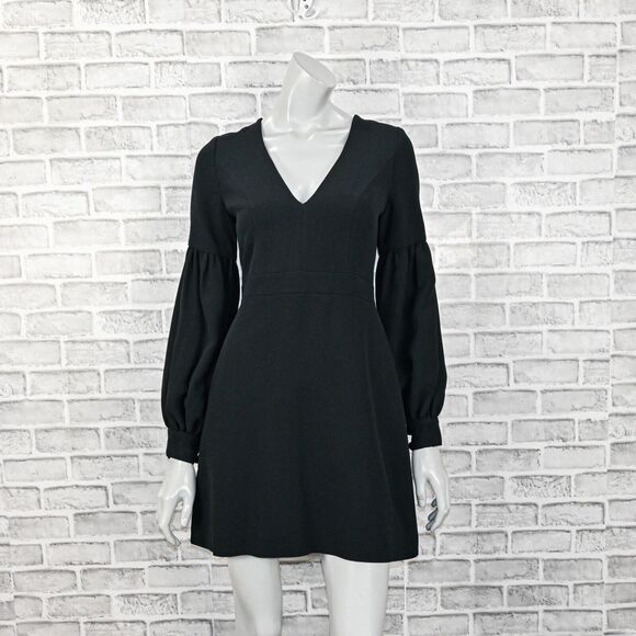 ALEXIS Women's Ellena Puff Sleeve Mini Dress in Black size Small - Picture 3 of 12